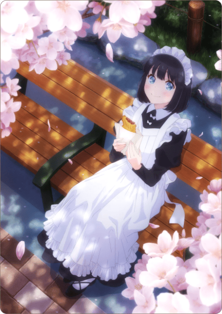 póster de Maid-san wa Taberu dake
